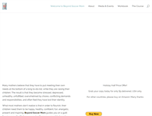 Tablet Screenshot of beyondsoccermom.com